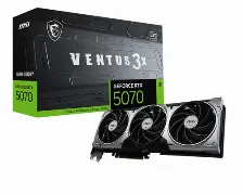 Tarjeta De Video Msi (rtx 5070 12g Ventus 3x Oc) 12gb Ddr7, 2557 Mhz, 1*hdmi, 3*dp